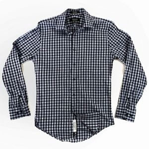 Nordstrom 14.5 32-33 Checkered Trim Fit (A)